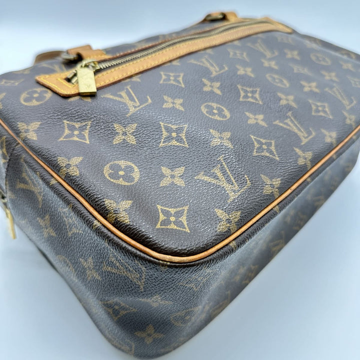 Louis Vuitton ルイ・ヴィトン M51181 シテGM トートバッグ ショルダーバッグ ブラウン モノグラム レザー ヴィンテージ