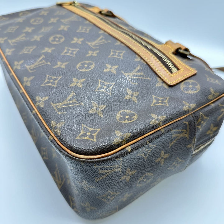 Louis Vuitton ルイ・ヴィトン M51181 シテGM トートバッグ ショルダーバッグ ブラウン モノグラム レザー ヴィンテージ