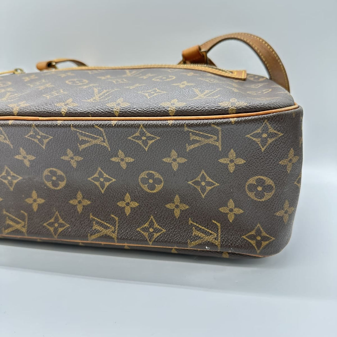 Louis Vuitton ルイ・ヴィトン M51181 シテGM トートバッグ ショルダーバッグ ブラウン モノグラム レザー ヴィンテージ