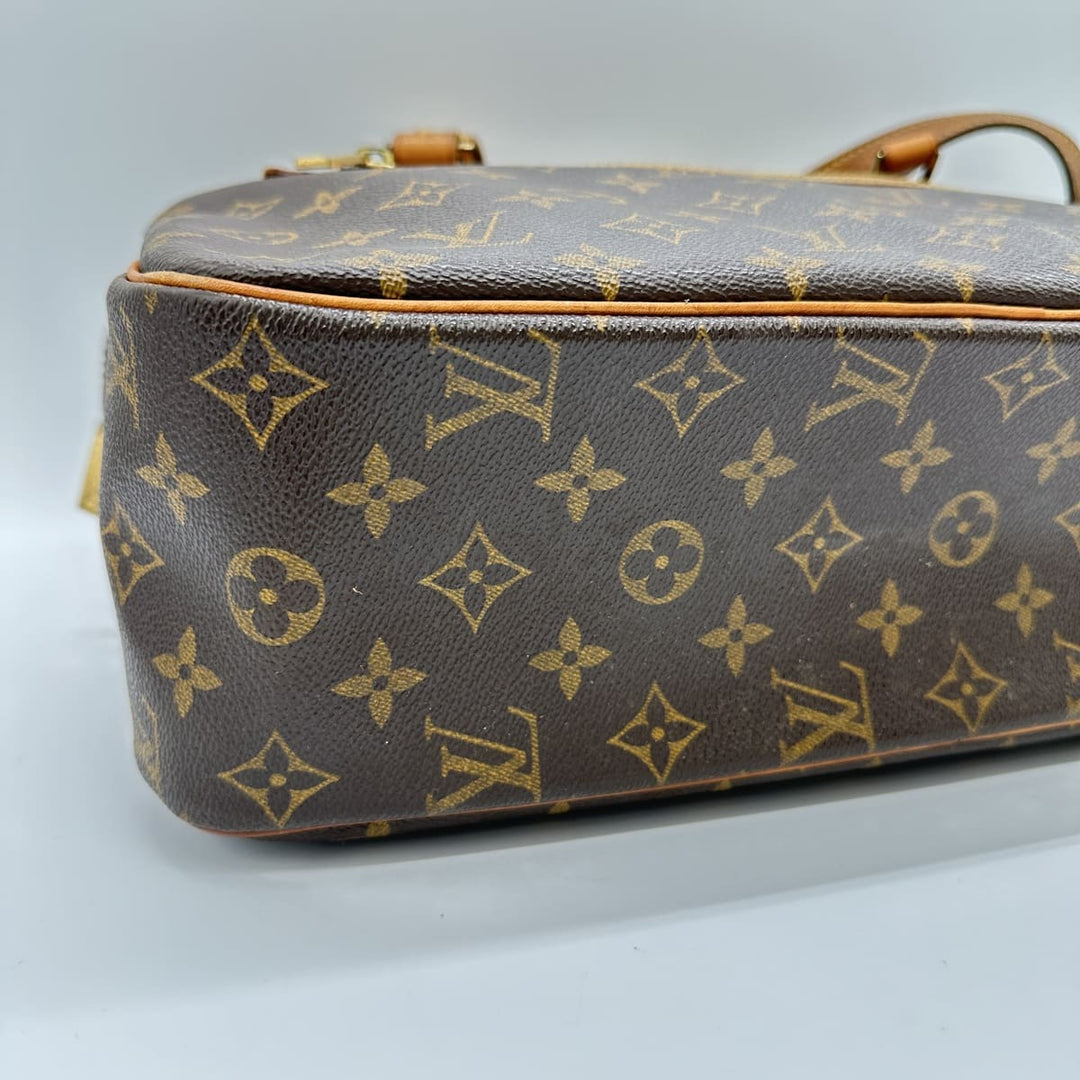 Louis Vuitton ルイ・ヴィトン M51181 シテGM トートバッグ ショルダーバッグ ブラウン モノグラム レザー ヴィンテージ