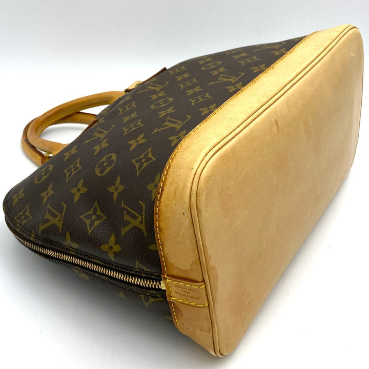 LOUIS VUITTON アルマ（旧）ベタ無し ハンドバッグ ブラウン モノグラム キャンバス M51130 ルイ・ヴィトン