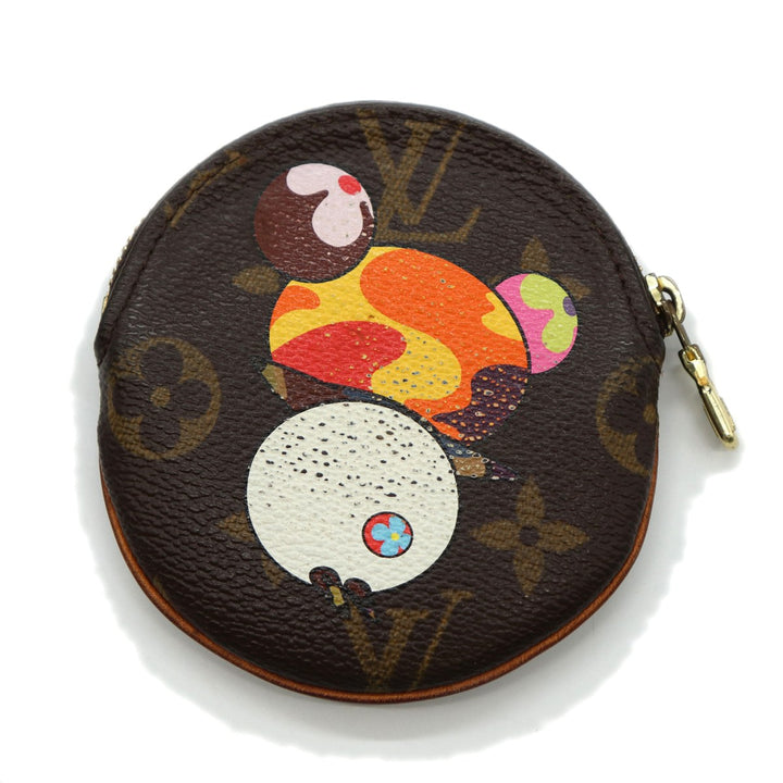 LOUIS VUITTON ルイ・ヴィトン ポルトモネ・ロン M61928 コインケース プティ・パンダ 村上隆 スーパーフラット 小物入れ 小銭 モノグラムキャンバス ブラウン