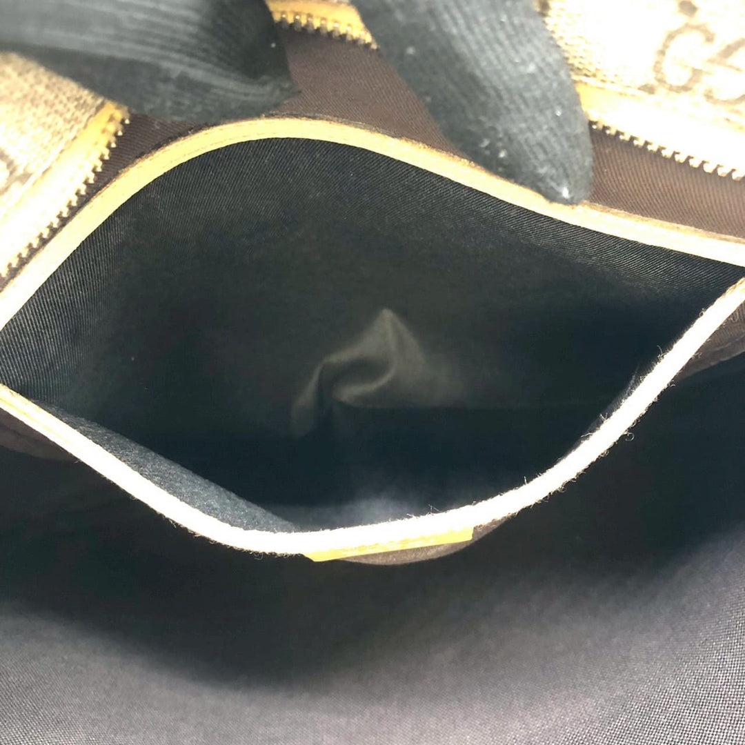 GUCCI グッチ 201446 GGスプリーム ショルダーバッグ イエロー