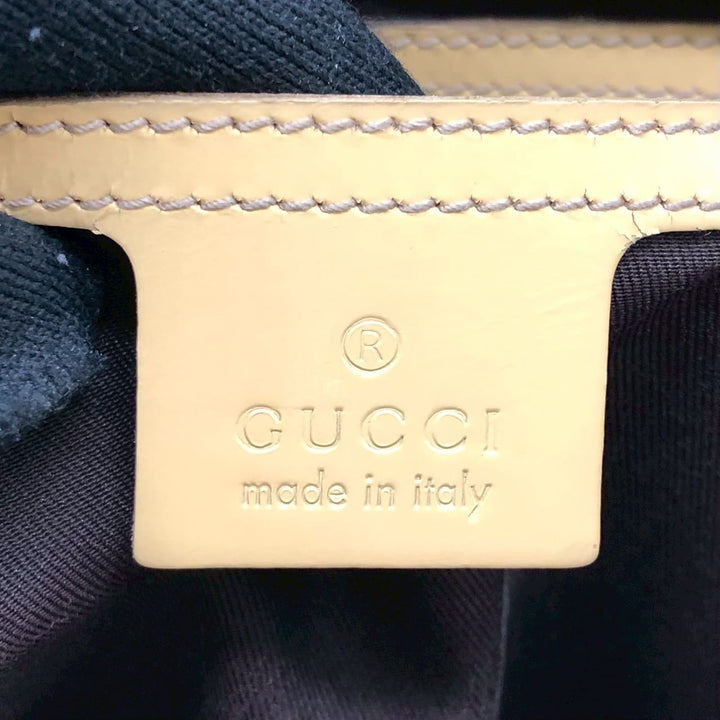GUCCI グッチ 201446 GGスプリーム ショルダーバッグ イエロー