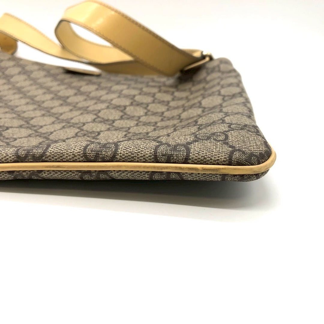 GUCCI グッチ 201446 GGスプリーム ショルダーバッグ イエロー