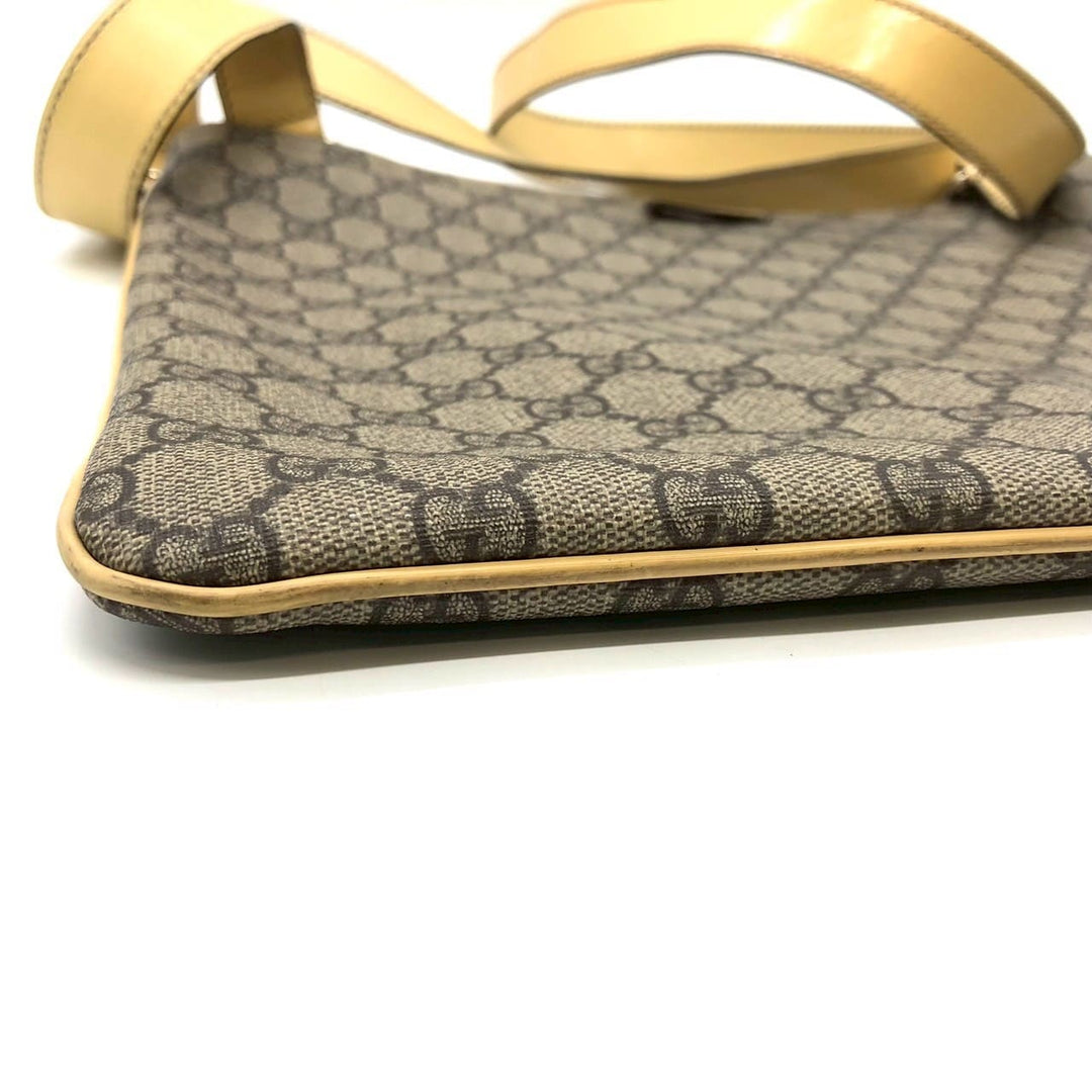 GUCCI グッチ 201446 GGスプリーム ショルダーバッグ イエロー
