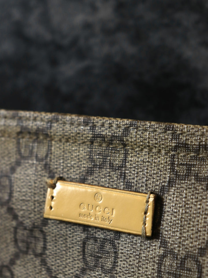 GUCCI グッチ 201446 GGスプリーム ショルダーバッグ イエロー