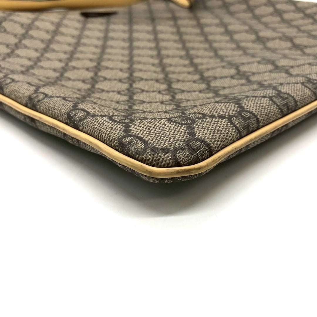 GUCCI グッチ 201446 GGスプリーム ショルダーバッグ イエロー