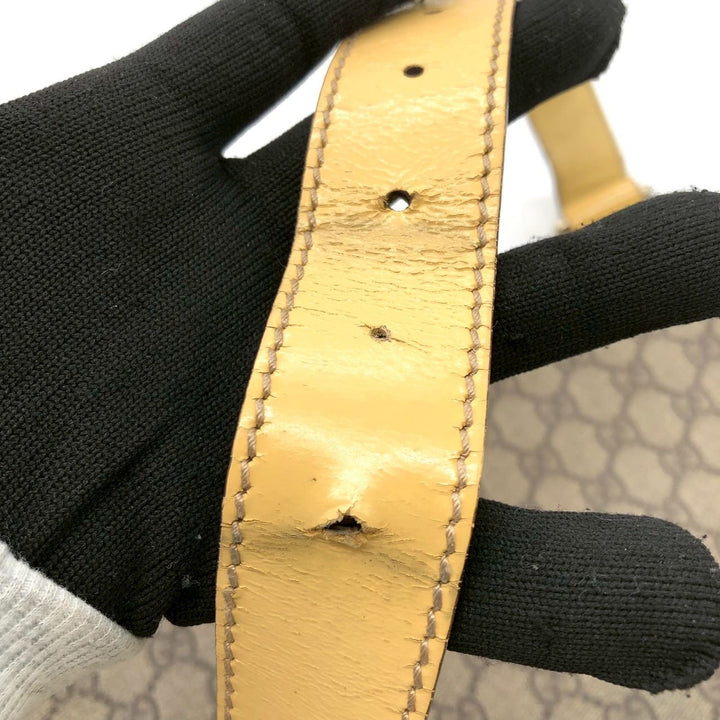 GUCCI グッチ 201446 GGスプリーム ショルダーバッグ イエロー
