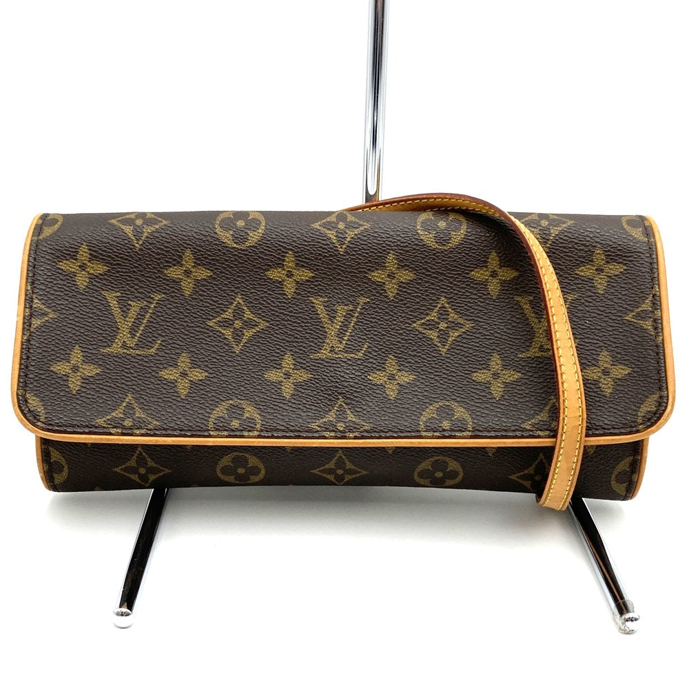 LOUIS VUITTON ルイ・ヴィトン M51854 ポシェットツインPM ショルダーバッグ モノグラム