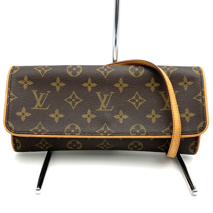 LOUIS VUITTON ルイ・ヴィトン M51854 ポシェットツインPM ショルダーバッグ モノグラム