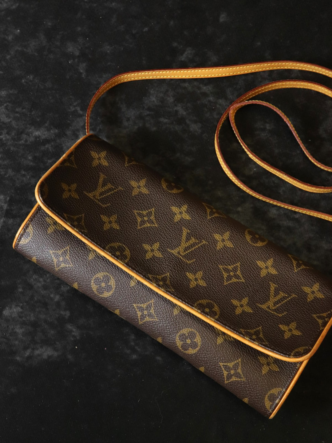 LOUIS VUITTON ルイ・ヴィトン M51854 ポシェットツインPM ショルダーバッグ モノグラム