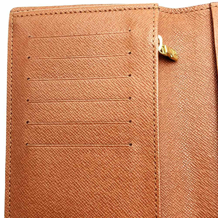 LOUIS VUITTON ルイ・ヴィトン M66540 ポルトフォイユ・ブラザ 二つ折り財布 長財布 ブラウン モノグラム