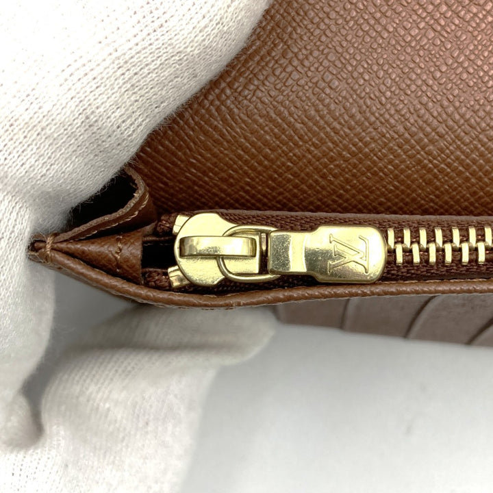 LOUIS VUITTON ルイ・ヴィトン M66540 ポルトフォイユ・ブラザ 二つ折り財布 長財布 ブラウン モノグラム