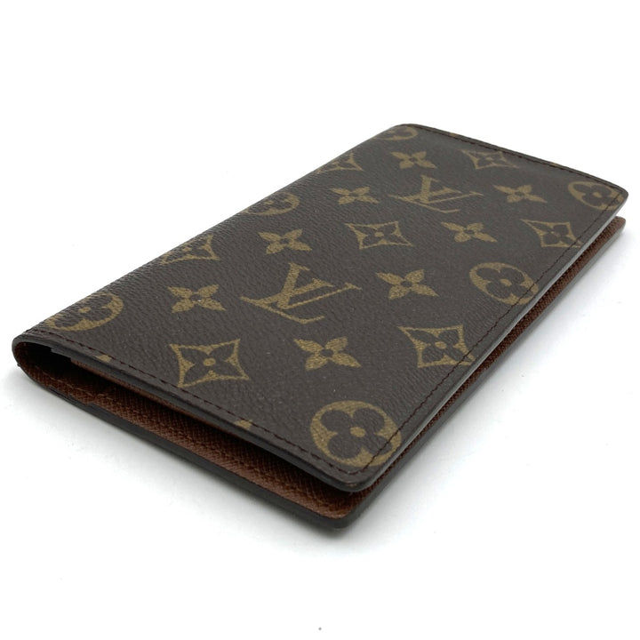 LOUIS VUITTON ルイ・ヴィトン M66540 ポルトフォイユ・ブラザ 二つ折り財布 長財布 ブラウン モノグラム
