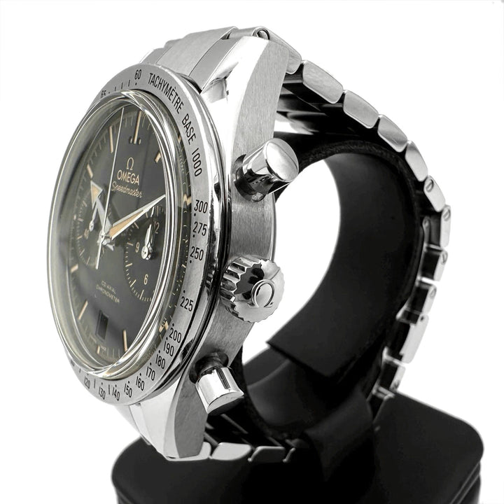 OMEGA オメガ 331.10.42.51.01.002 スピードマスター'57 コーアクシャル クロノグラフ 腕時計 自動巻き ブラック シルバー 腕時計