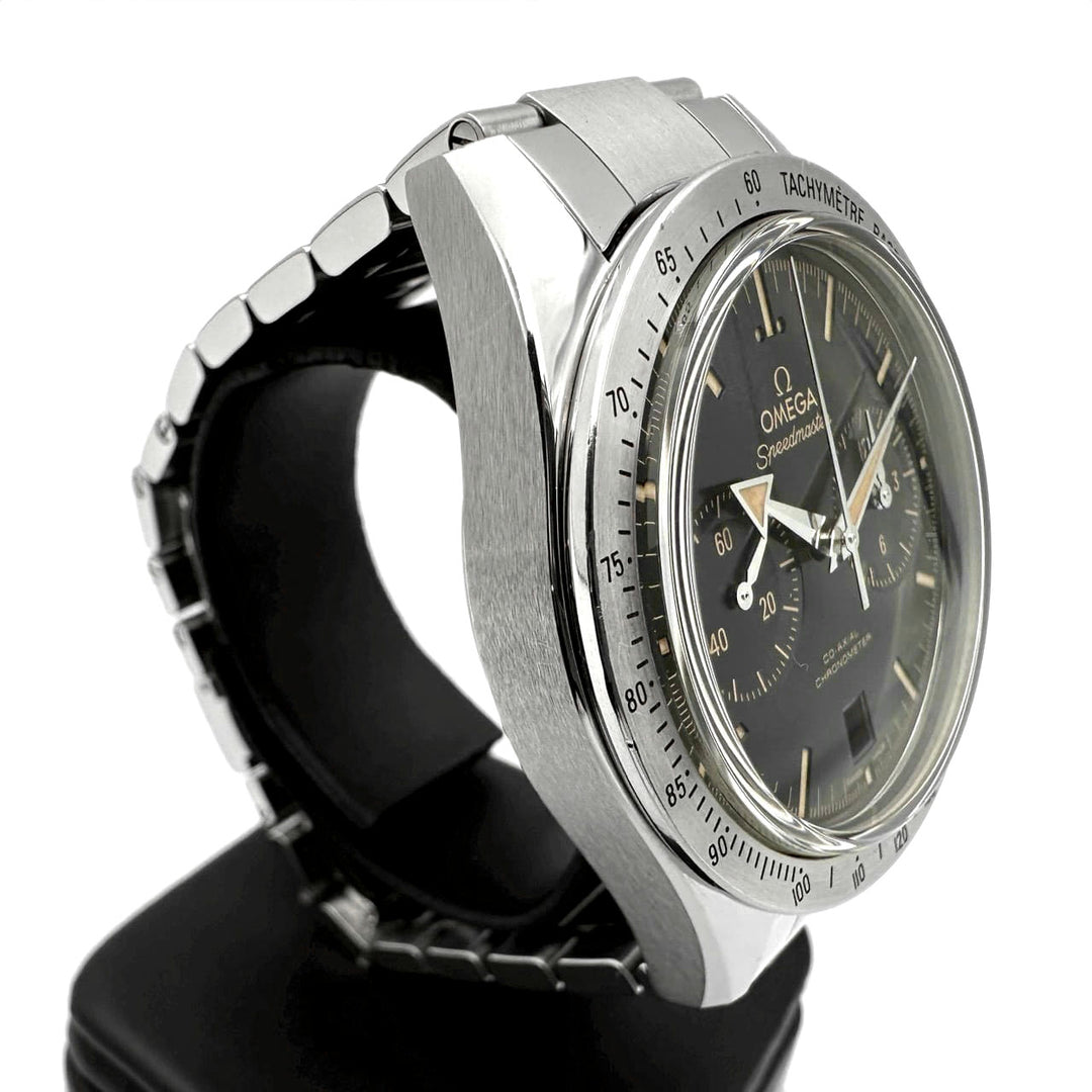 OMEGA オメガ 331.10.42.51.01.002 スピードマスター'57 コーアクシャル クロノグラフ 腕時計 自動巻き ブラック シルバー 腕時計