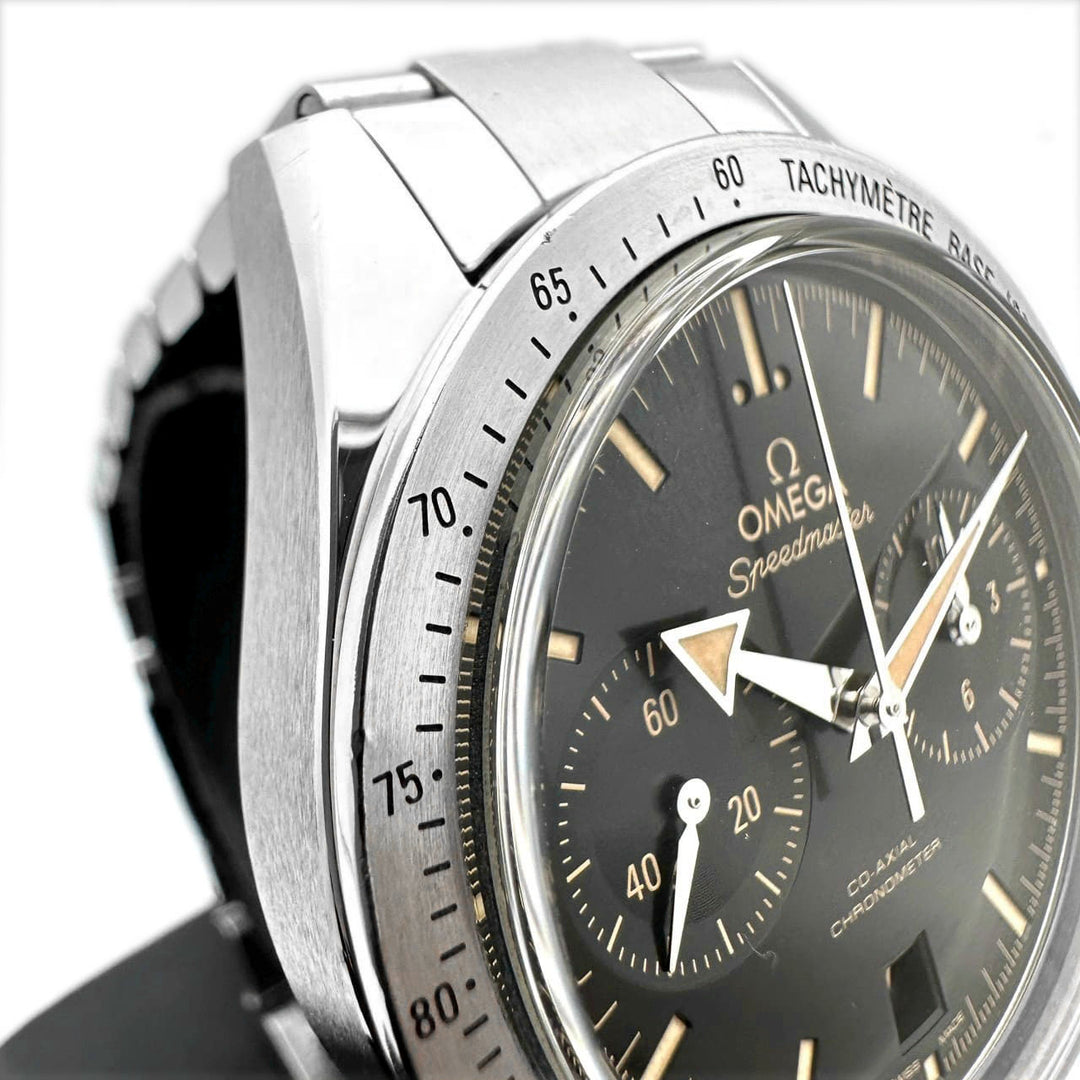 OMEGA オメガ 331.10.42.51.01.002 スピードマスター'57 コーアクシャル クロノグラフ 腕時計 自動巻き ブラック シルバー 腕時計