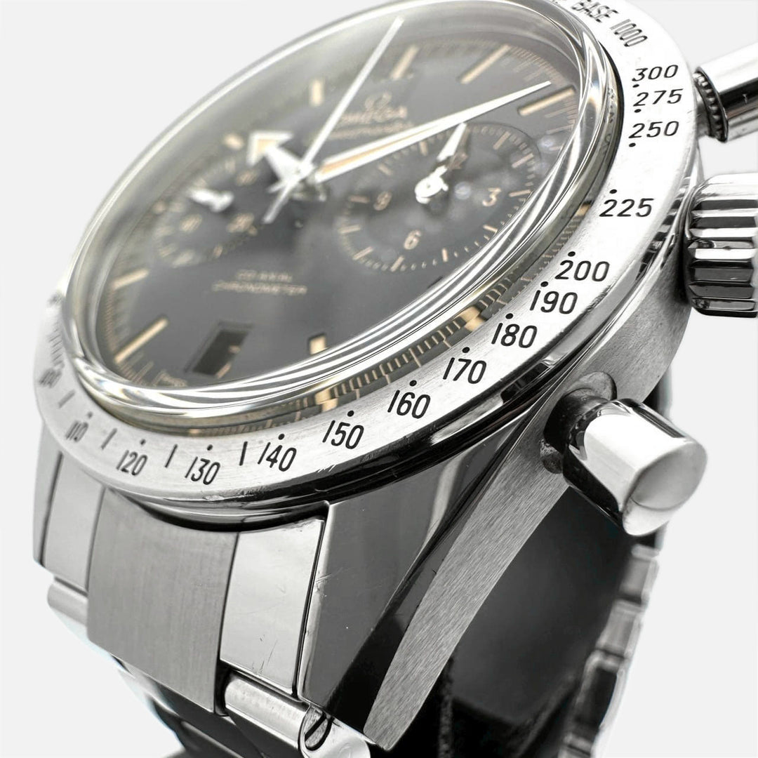 OMEGA オメガ 331.10.42.51.01.002 スピードマスター'57 コーアクシャル クロノグラフ 腕時計 自動巻き ブラック シルバー 腕時計