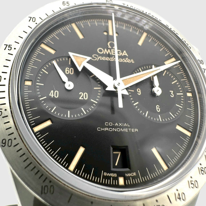 OMEGA オメガ 331.10.42.51.01.002 スピードマスター'57 コーアクシャル クロノグラフ 腕時計 自動巻き ブラック シルバー 腕時計