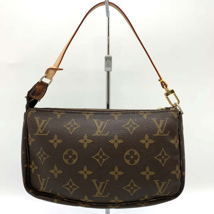 LOUIS VUITTON ルイ・ヴィトン M51980 ポシェット・アクセソワール(旧) ポーチ ブラウン 茶 モノグラムキャンバス