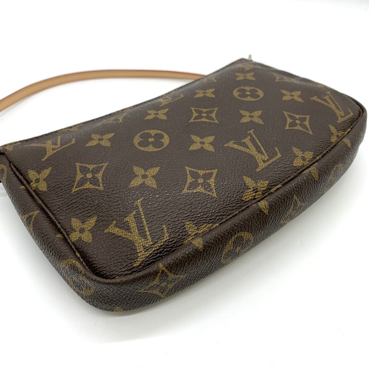 LOUIS VUITTON ルイ・ヴィトン M51980 ポシェット・アクセソワール(旧) ポーチ ブラウン 茶 モノグラムキャンバス