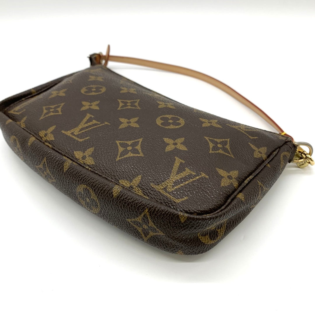 LOUIS VUITTON ルイ・ヴィトン M51980 ポシェット・アクセソワール(旧) ポーチ ブラウン 茶 モノグラムキャンバス
