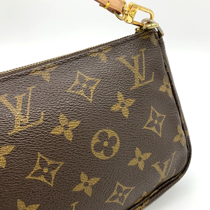 LOUIS VUITTON ルイ・ヴィトン M51980 ポシェット・アクセソワール(旧) ポーチ ブラウン 茶 モノグラムキャンバス