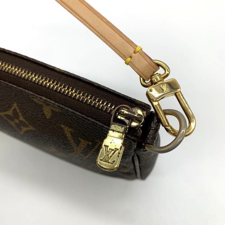LOUIS VUITTON ルイ・ヴィトン M51980 ポシェット・アクセソワール(旧) ポーチ ブラウン 茶 モノグラムキャンバス