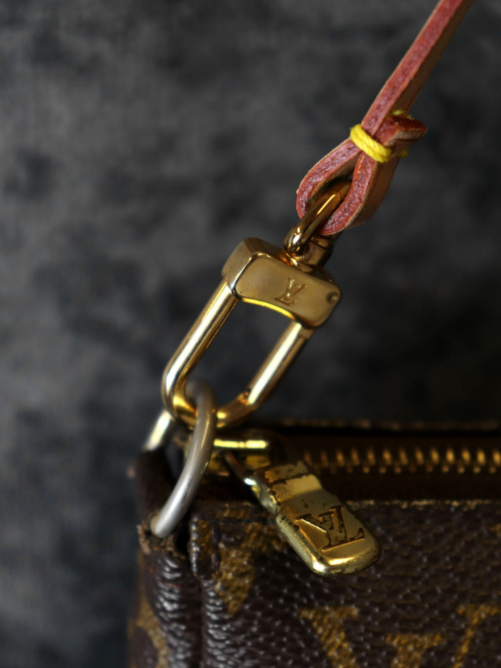 LOUIS VUITTON ルイ・ヴィトン M51980 ポシェット・アクセソワール(旧) ポーチ ブラウン 茶 モノグラムキャンバス