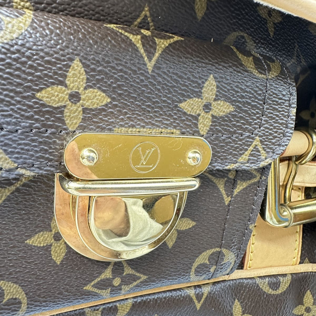 美品 LOUIS VUITTON ルイ・ヴィトン ハドソンPM M40027 ショルダーバッグ ブラウン モノグラム
