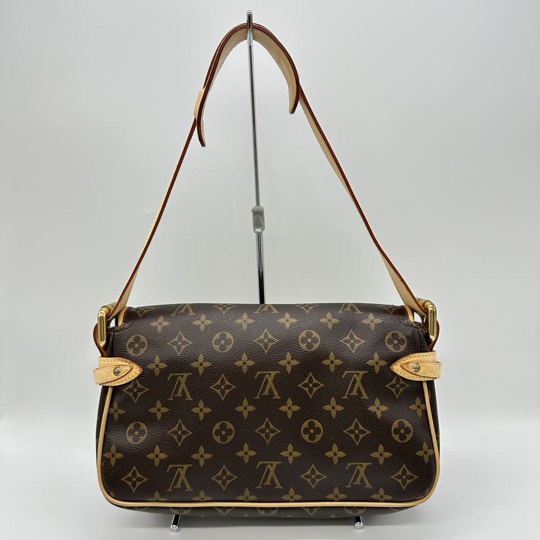 美品 LOUIS VUITTON ルイ・ヴィトン ハドソンPM M40027 ショルダーバッグ ブラウン モノグラム