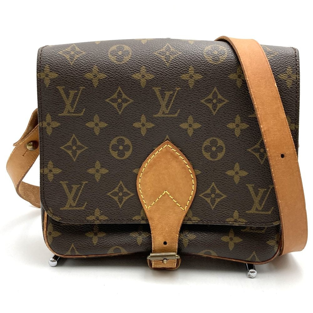 LOUIS VUITTON ルイ・ヴィトン M51253 カルトシエールMM ショルダーバッグ モノグラムキャンバス ブラウン