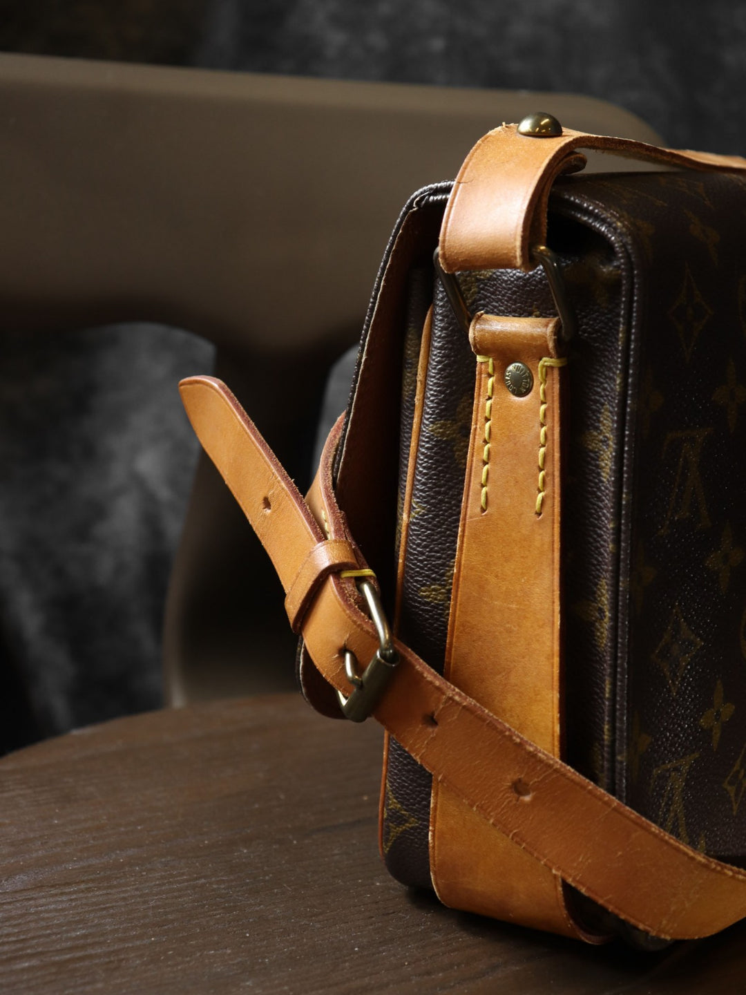 LOUIS VUITTON ルイ・ヴィトン M51253 カルトシエールMM ショルダーバッグ モノグラムキャンバス ブラウン