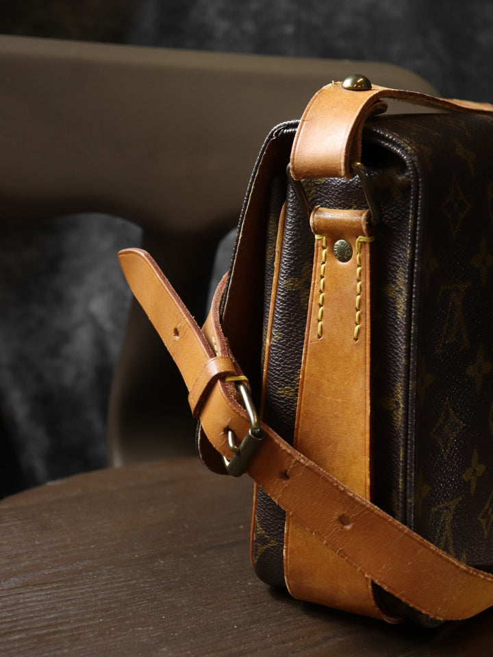 LOUIS VUITTON ルイ・ヴィトン M51253 カルトシエールMM ショルダーバッグ モノグラムキャンバス ブラウン