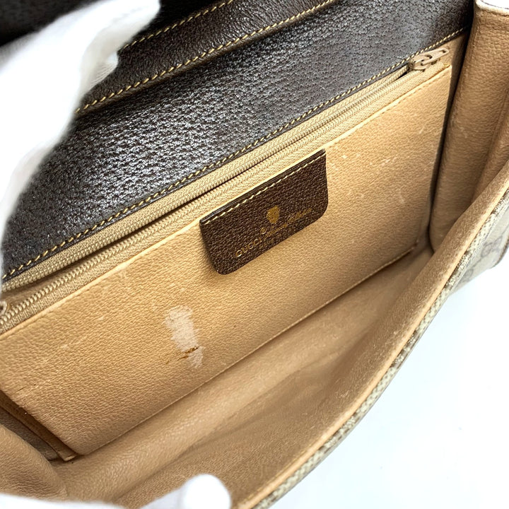 GUCCI グッチ 904 02 050 ショルダーバッグ GGスプリームキャンバス オールドグッチ ブラウン レディース