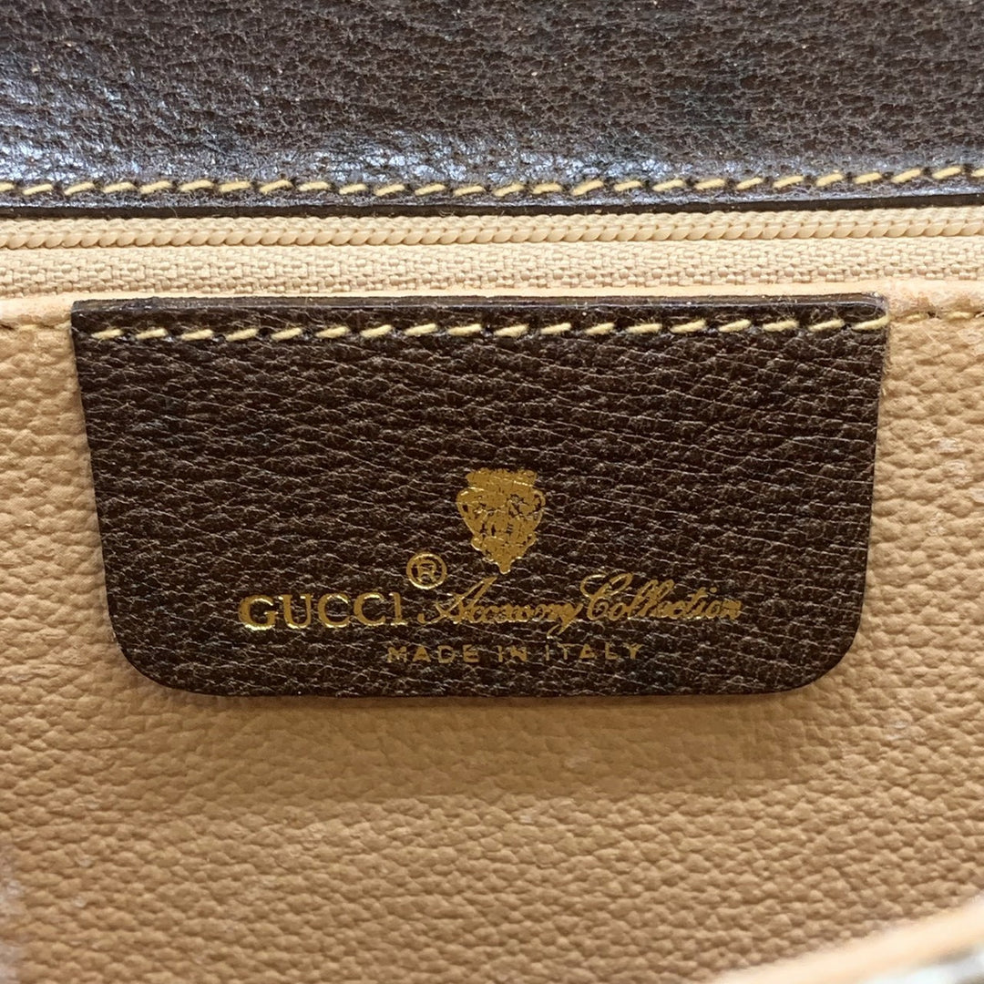 GUCCI グッチ 904 02 050 ショルダーバッグ GGスプリームキャンバス オールドグッチ ブラウン レディース