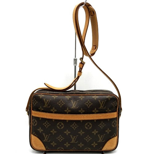 【ベタ無し】LOUIS VUITTON ルイ・ヴィトン M51274 トロカデロPM ショルダーバッグ 斜め掛けショルダー ブラウン モノグラムキャンバス