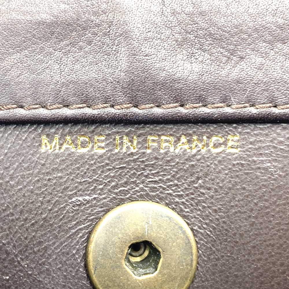 CHANEL シャネル ハンドバッグ マトラッセ レザー ターンロック ヴィンテージ ブラウン ユニセックス