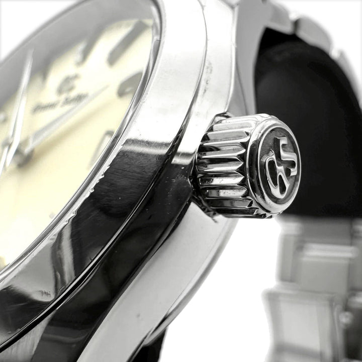 磨き済 SEIKO セイコー 腕時計 ヘリテージコレクション スプリングドライブ デイト SBGA283 SS シャンパンカラー