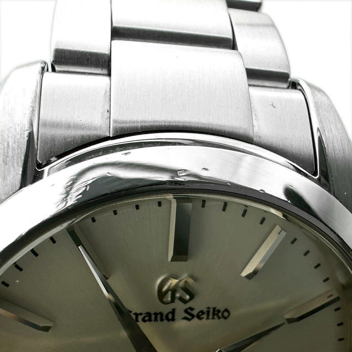 磨き済 SEIKO セイコー 腕時計 ヘリテージコレクション スプリングドライブ デイト SBGA283 SS シャンパンカラー
