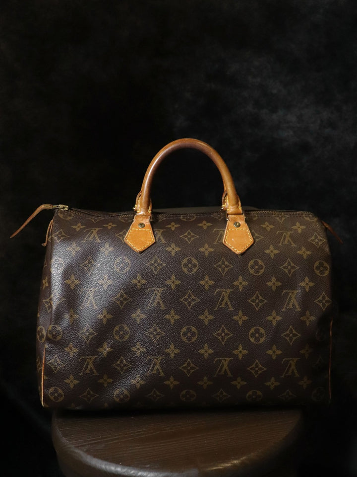 LOUIS VUITTON ルイ・ヴィトン M41524 ハンドバッグ モノグラムキャンバス ブラウン