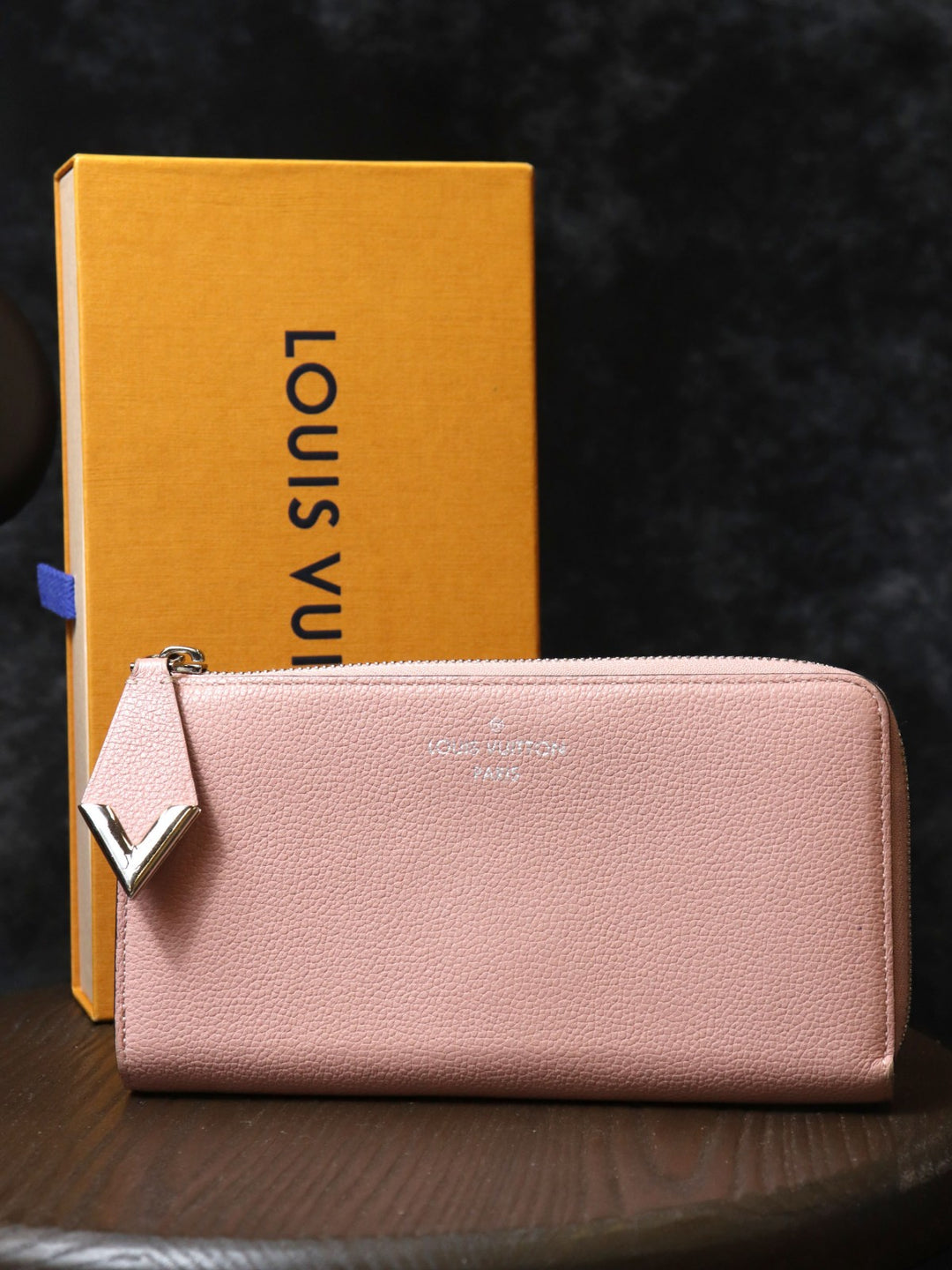 LOUIS VUITTON ルイ・ヴィトン M60148 ポルトフォイユ コメット 箱付 長財布 レザー マグノリア ピンク