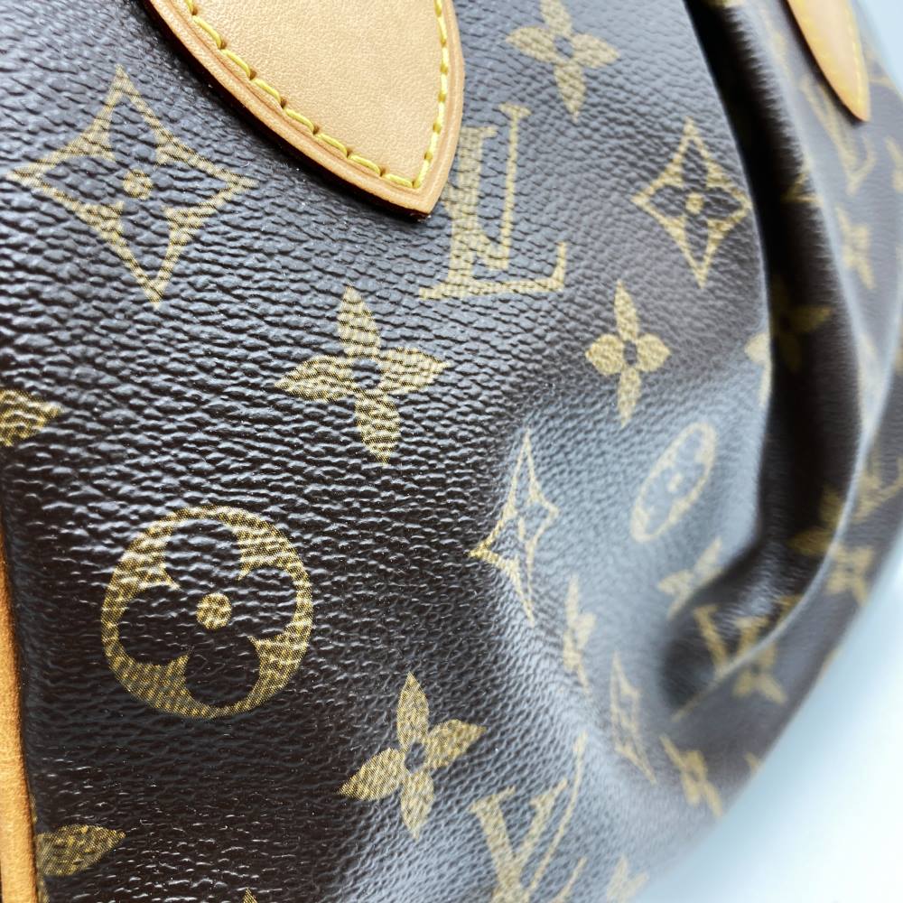 LOUIS VUITTON ルイ・ヴィトン ティヴォリPM ハンドバッグ モノグラムキャンバス ブラウン 茶 M40143