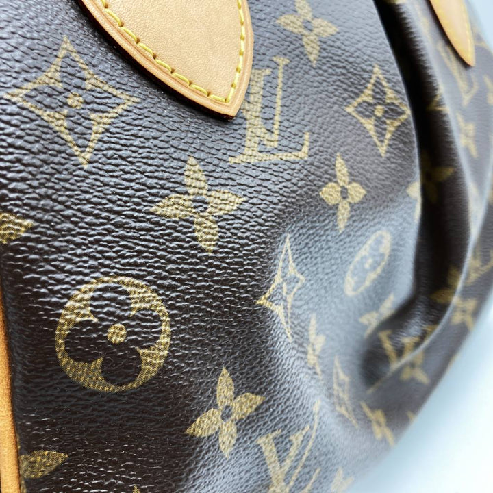 LOUIS VUITTON ルイ・ヴィトン ティヴォリPM ハンドバッグ モノグラムキャンバス ブラウン 茶 M40143