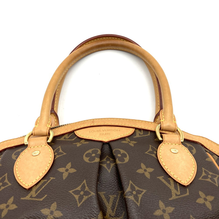 LOUIS VUITTON ルイ・ヴィトン ティヴォリPM ハンドバッグ モノグラムキャンバス ブラウン 茶 M40143