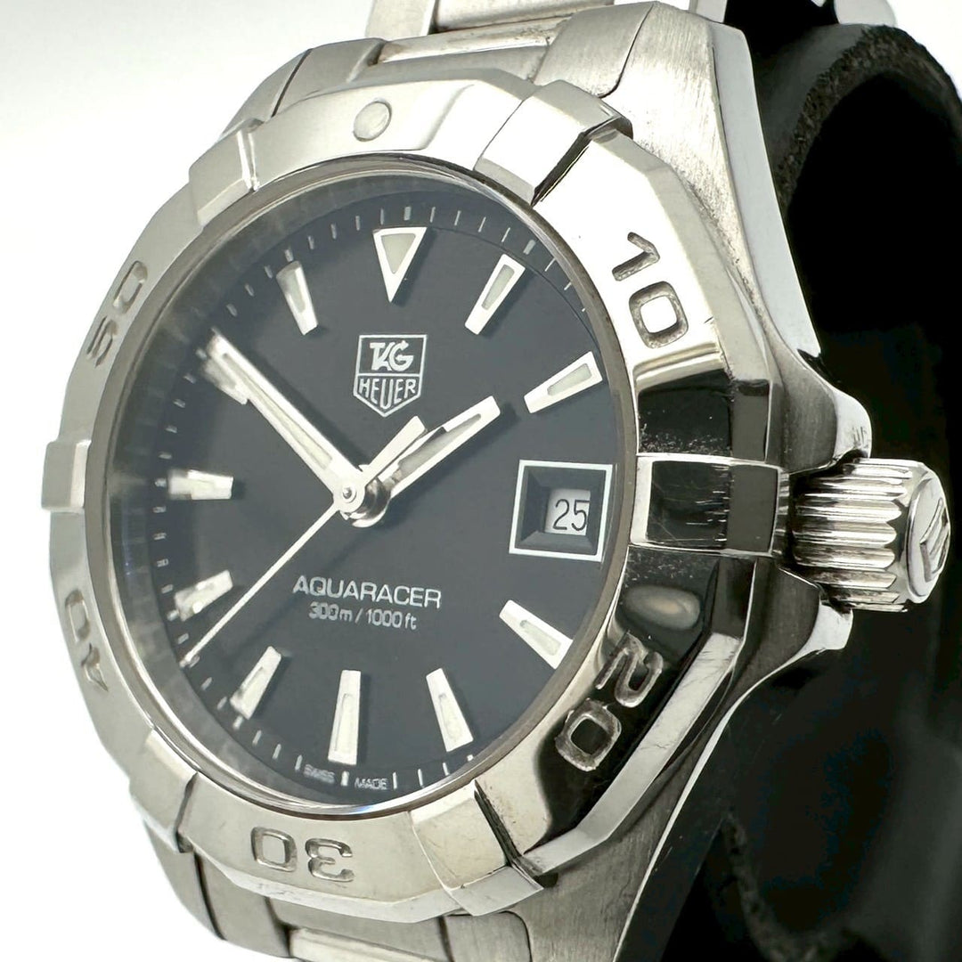 TAG HEUER タグホイヤー 腕時計 アクアレーサー WAY1410.BA0920 クォーツ SS ブラック ブランド