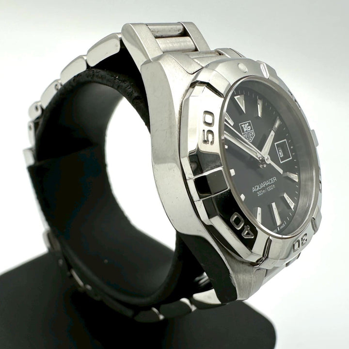TAG HEUER タグホイヤー 腕時計 アクアレーサー WAY1410.BA0920 クォーツ SS ブラック ブランド