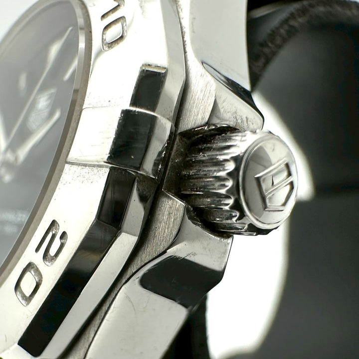 TAG HEUER タグホイヤー 腕時計 アクアレーサー WAY1410.BA0920 クォーツ SS ブラック ブランド