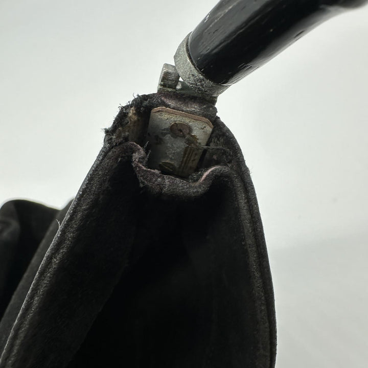 GUCCI グッチ 001 3244 バンブー ショルダーバッグ スエード ブラック スウェード ヴィンテージ ブランド